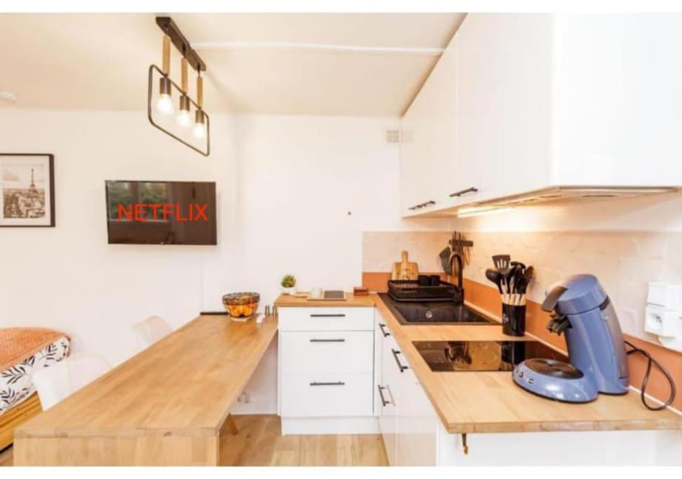 Charmant Studio Lumineux Calme Asnieres-sur-Seine Exterior photo