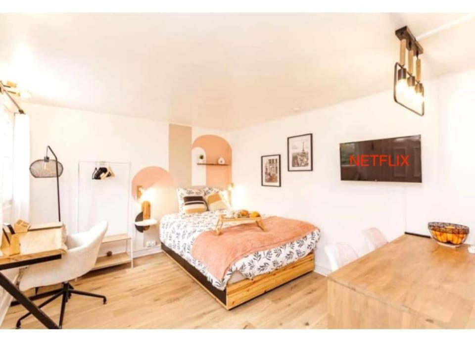 Charmant Studio Lumineux Calme Asnieres-sur-Seine Exterior photo